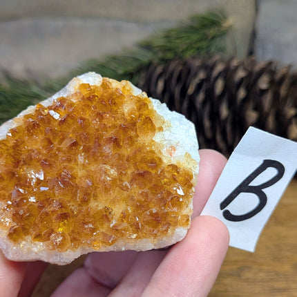 Citrine Flat Clusters