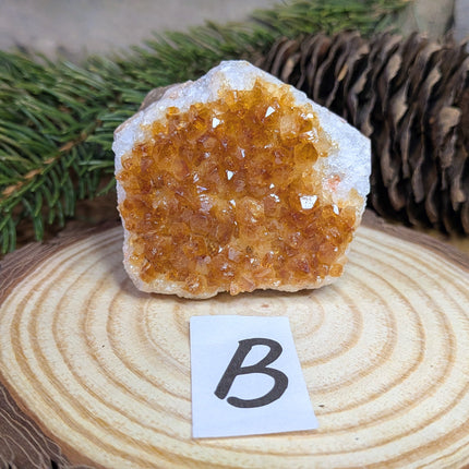 Citrine Flat Clusters