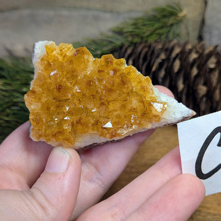 Citrine Flat Clusters