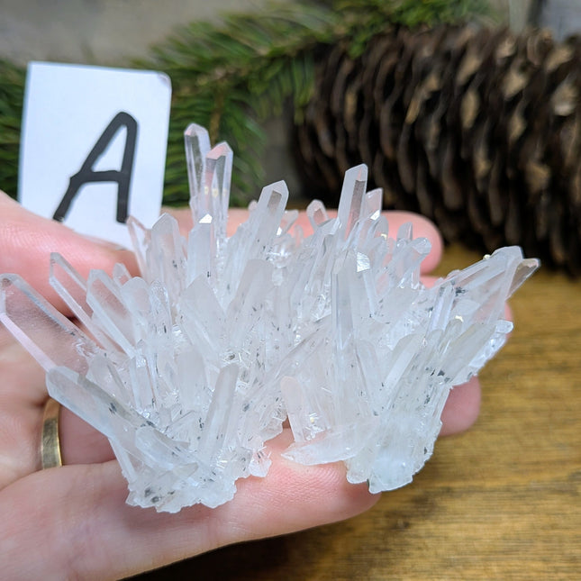 Laser Quartz Clusters