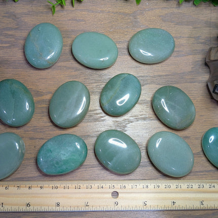 Green Aventurine Palm Stones