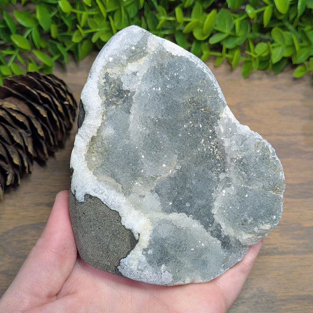 Grey Quartz Chalcedony Geode 2