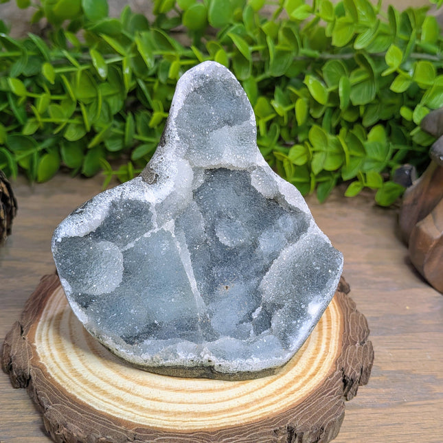 Grey Quartz Chalcedony Geode 3