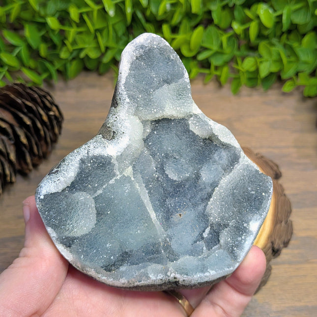 Grey Quartz Chalcedony Geode 3