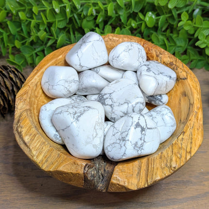 White Howlite Tumbled Stones