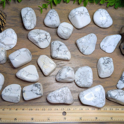 White Howlite Tumbled Stones