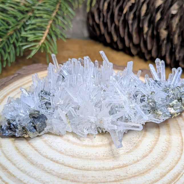 Quartz, Pyrite, Sphalerite Specimen
