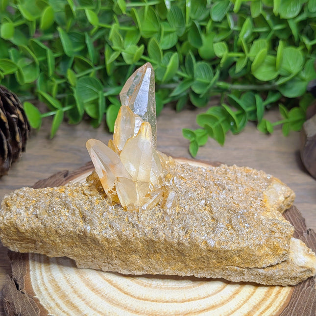 Tangerine Quartz Specimen