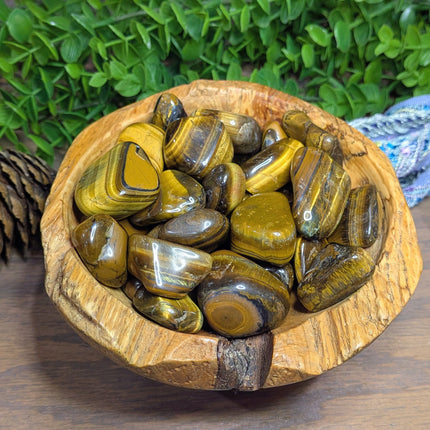 Tiger Eye Tumbled Stones