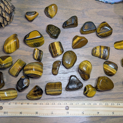 Tiger Eye Tumbled Stones