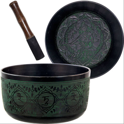 Green Singing Bowl