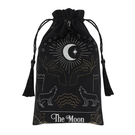Tarot Moon Drawstring Pouch