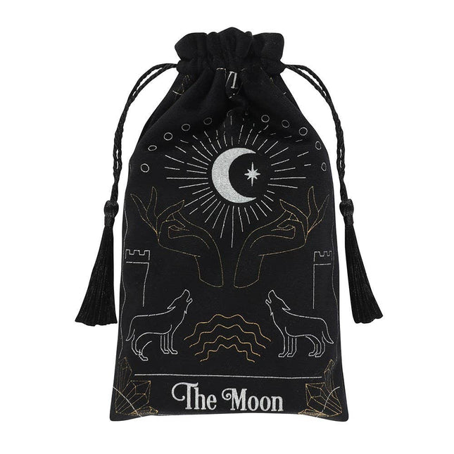 Tarot Moon Drawstring Pouch