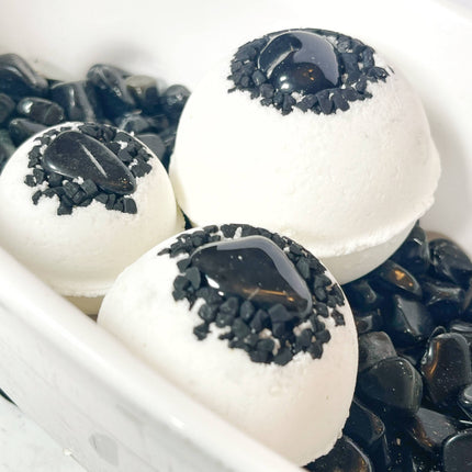 Obsidian & Black Lava Salt Bath Bomb