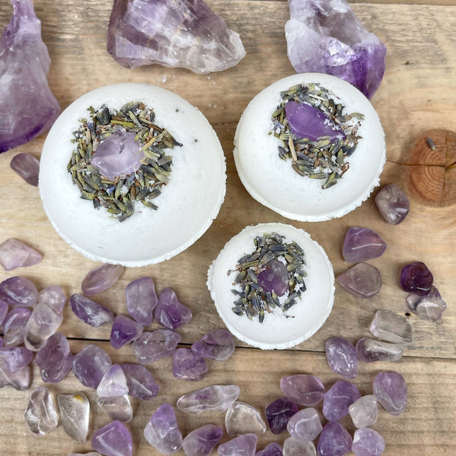 Amethyst & Lavender Bath Bombs