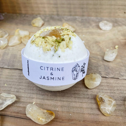 Citrine & Jasmine Bath Bombs