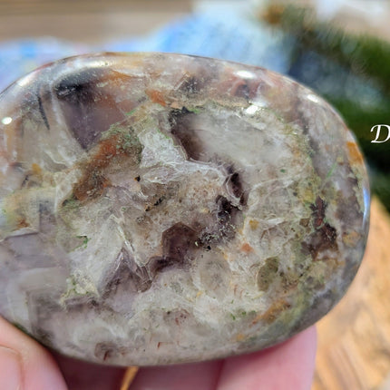 Purple Amethyst Palm Stones - Variant D