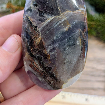 Purple Amethyst Palm Stones - Variant H