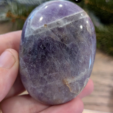 Purple Amethyst Palm Stones - Variant I