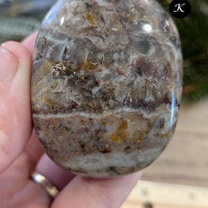 Purple Amethyst Palm Stones - Variant K