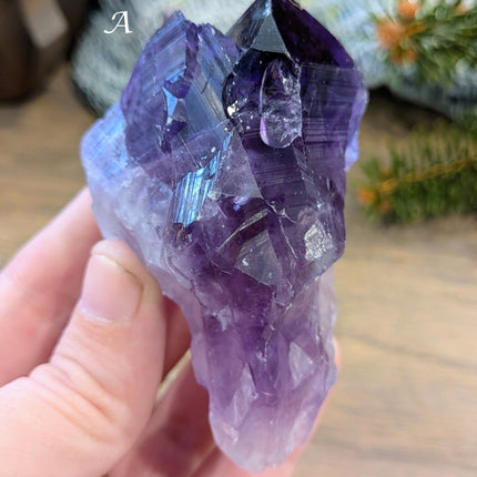 Purple Amethyst Rough Points - Variant A