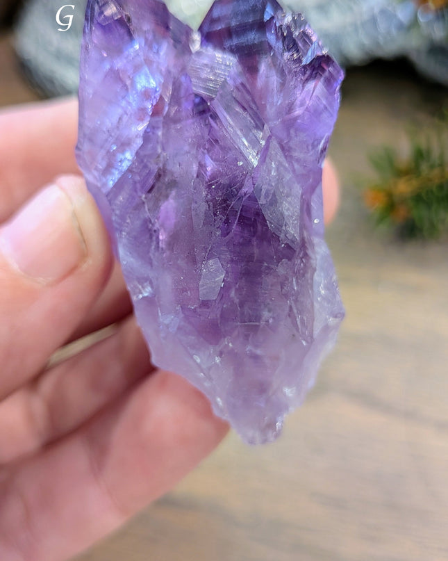 Purple Amethyst Rough Points - Variant G