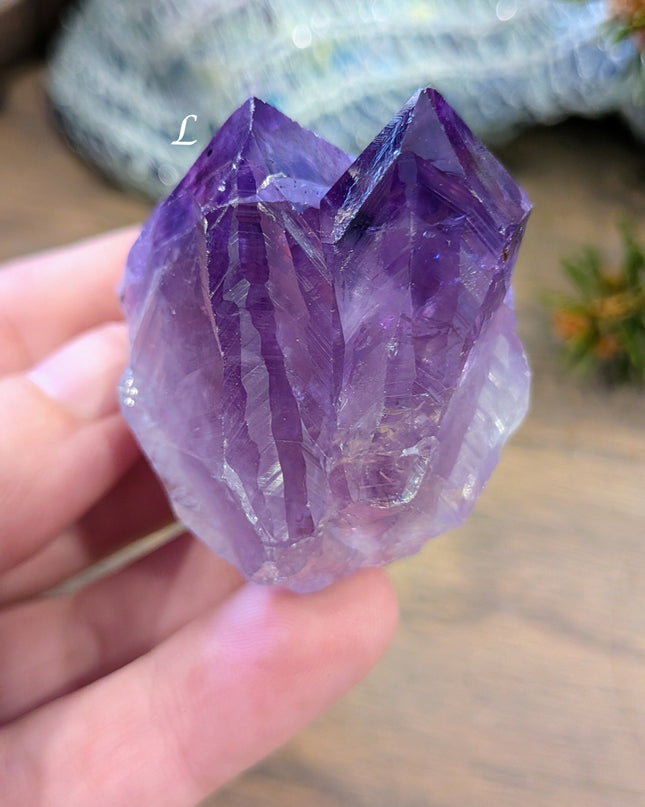 Purple Amethyst Rough Points - Variant L