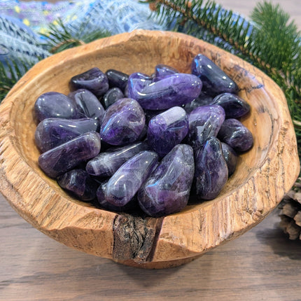 Purple Amethyst Tumbled Stones