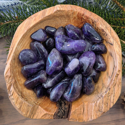 Purple Amethyst Tumbled Stones