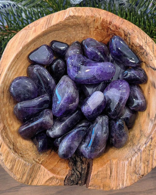 Purple Amethyst Tumbled Stones