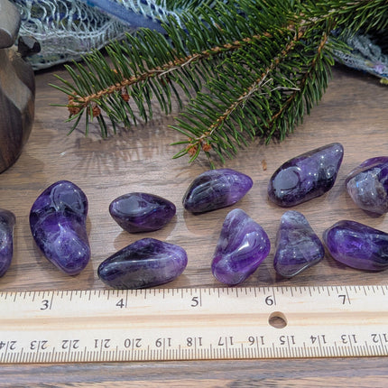 Purple Amethyst Tumbled Stones