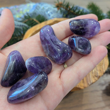 Purple Amethyst Tumbled Stones