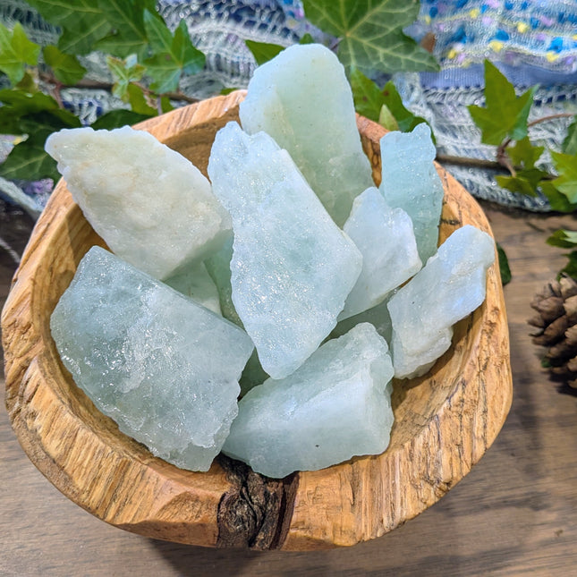 Blue Aquamarine Rough Stones, Large