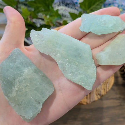 Blue Aquamarine Rough Stones, Large