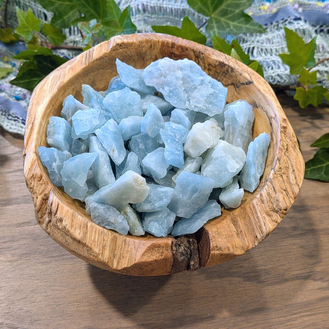 Blue Aquamarine Rough Stones, Small