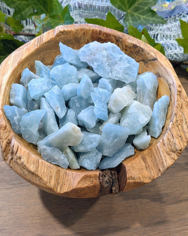 Blue Aquamarine Rough Stones, Small