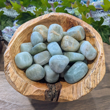 Blue Aquamarine Tumbled Stones