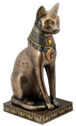 Egyptian Bronze Bastet Statue