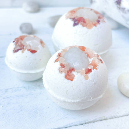 Quartz & Pink Himalayan Salt Bath Bomb