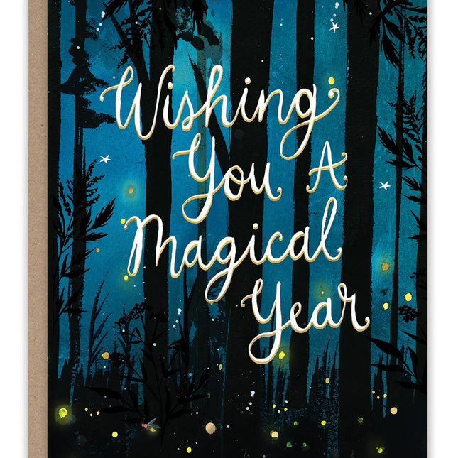 Wishing You a Magical Year Firefly Card