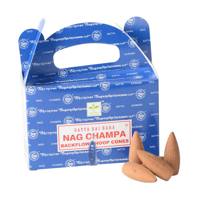 Satya Nag Champa Backflow Cones | Meditation & Peace