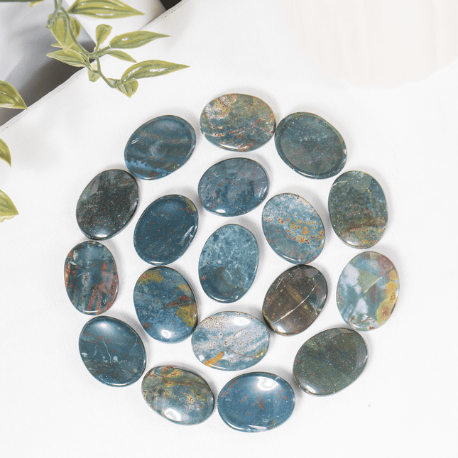 Bloodstone Worry Stone