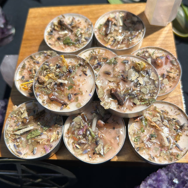 Health And Healing Tealight Spell Candle