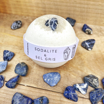Sodalite & Sel Gris Bath Bomb