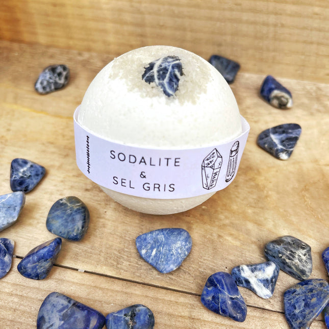 Sodalite & Sel Gris Bath Bomb