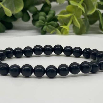 Shungite Stretchable Bracelet 6mm Beads
