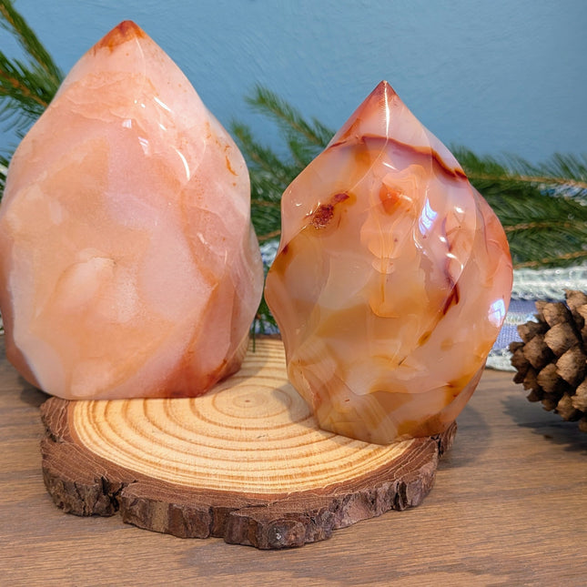 Orange Carnelian Flames