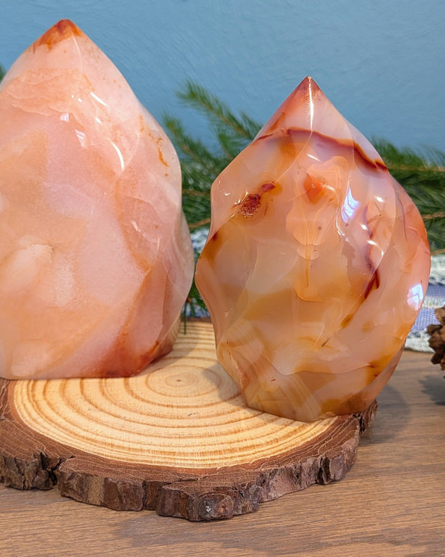 Orange Carnelian Flames