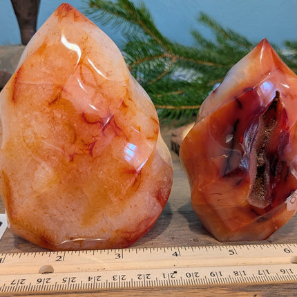 Orange Carnelian Flames