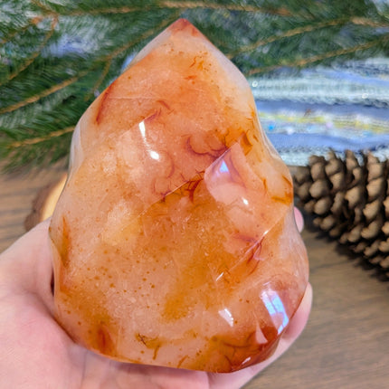 Orange Carnelian Flames - Variant A